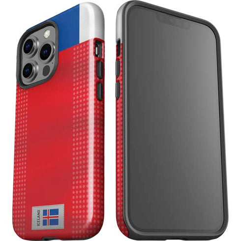 Iceland Soccer Flag iPhone 15 Pro Impact Case